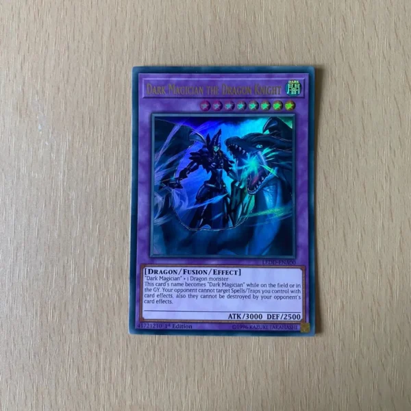 Dark Magician the Dragon Knight Yu-Gi-Oh card front view from Heroes Ark