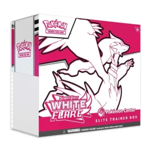 White Flare ETB trading card product photo made by Heroes Ark
